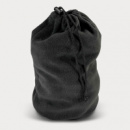 Polar Fleece Drawstring Bag+Black