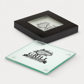 Venice Glass Coaster Set of 2 (Square)